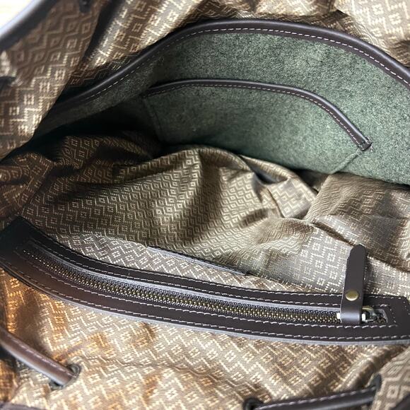 New Faribault Woolen Mill Company Green Wool Pack Backpack Bag - Picture 8 of 9